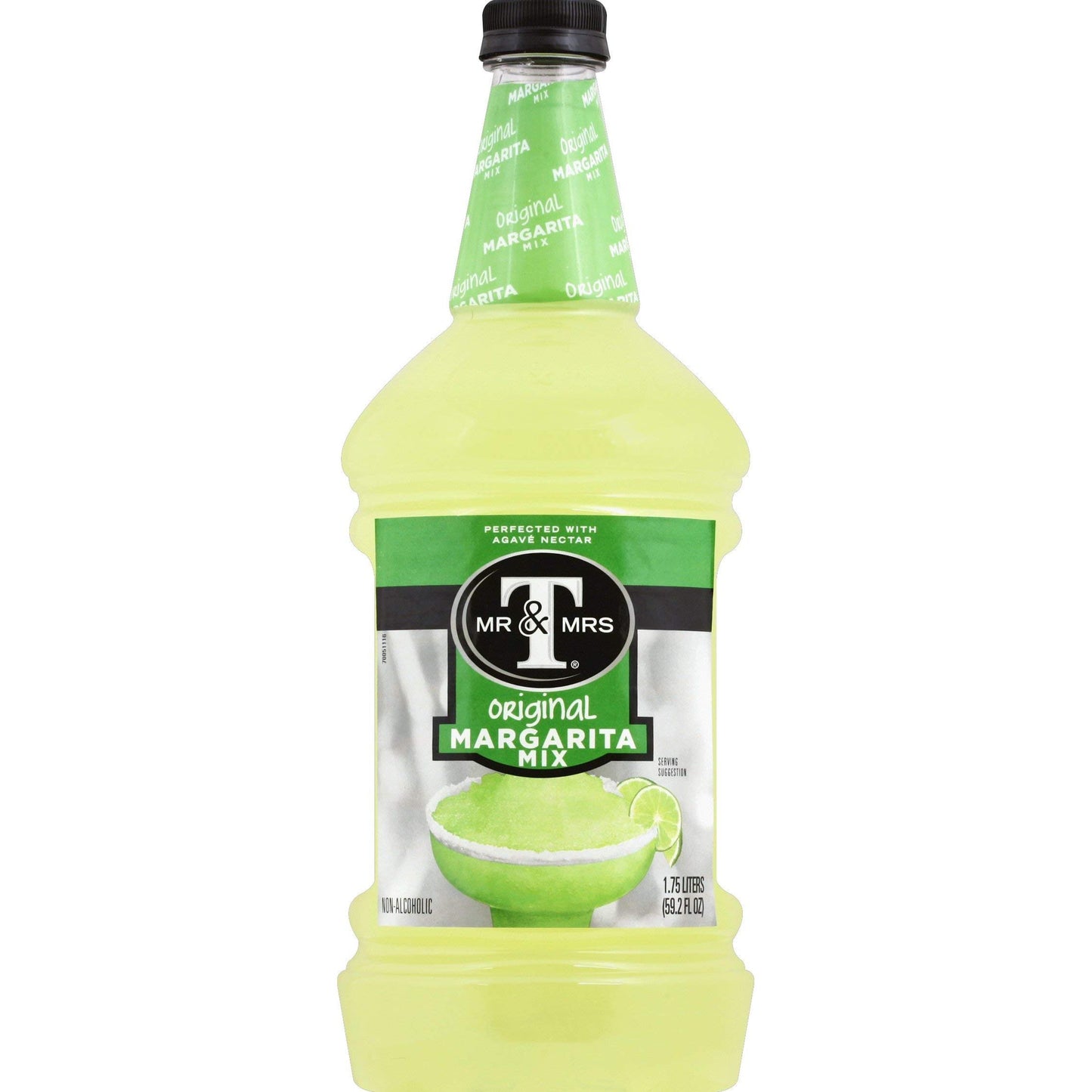 Mr & Mrs T Cane Sugar Margarita Mix, 1.75 L, Bottle