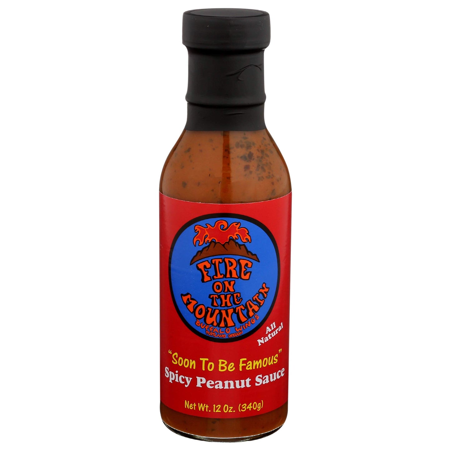 Fire On The Mountain Spicy Peanut Sauce, 12 OZ