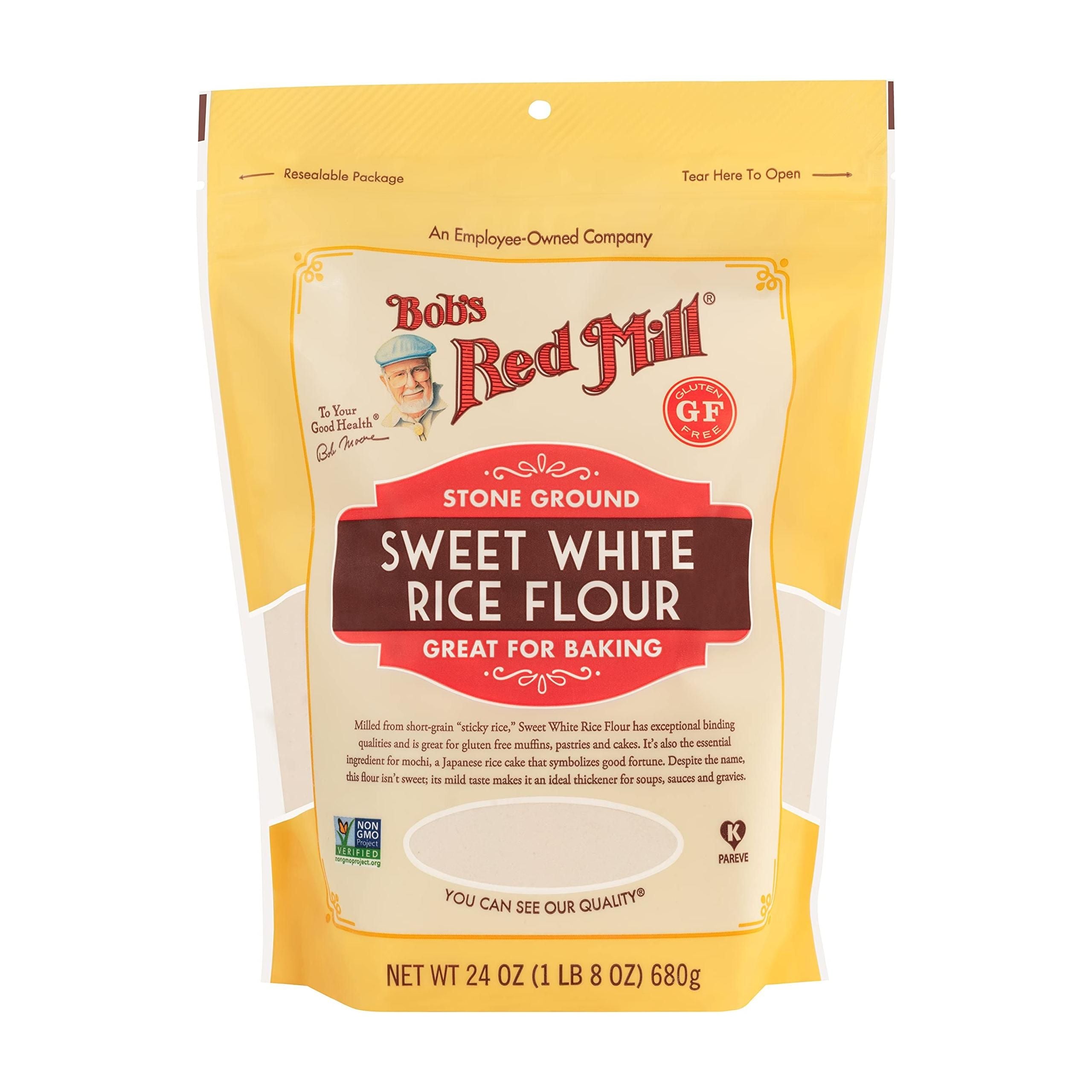 Bob's Red Mill Sweet White Rice Flour - 24 oz, Pack of 2 - Bob's Red Mill