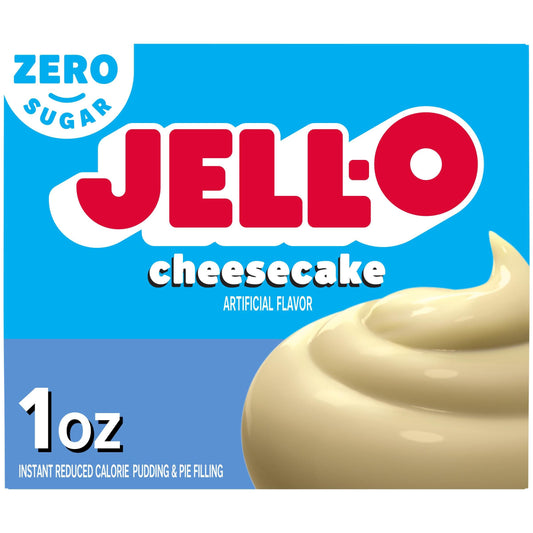 Jell-O Sugar-Free Cheesecake Pudding & Pie Filling - 6 Pack of 1 oz Boxes