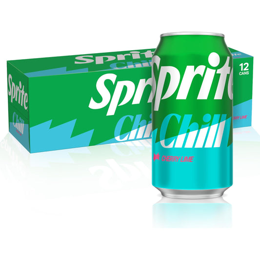 Sprite Chill Refreshment Cans, 12 oz, Pack of 12