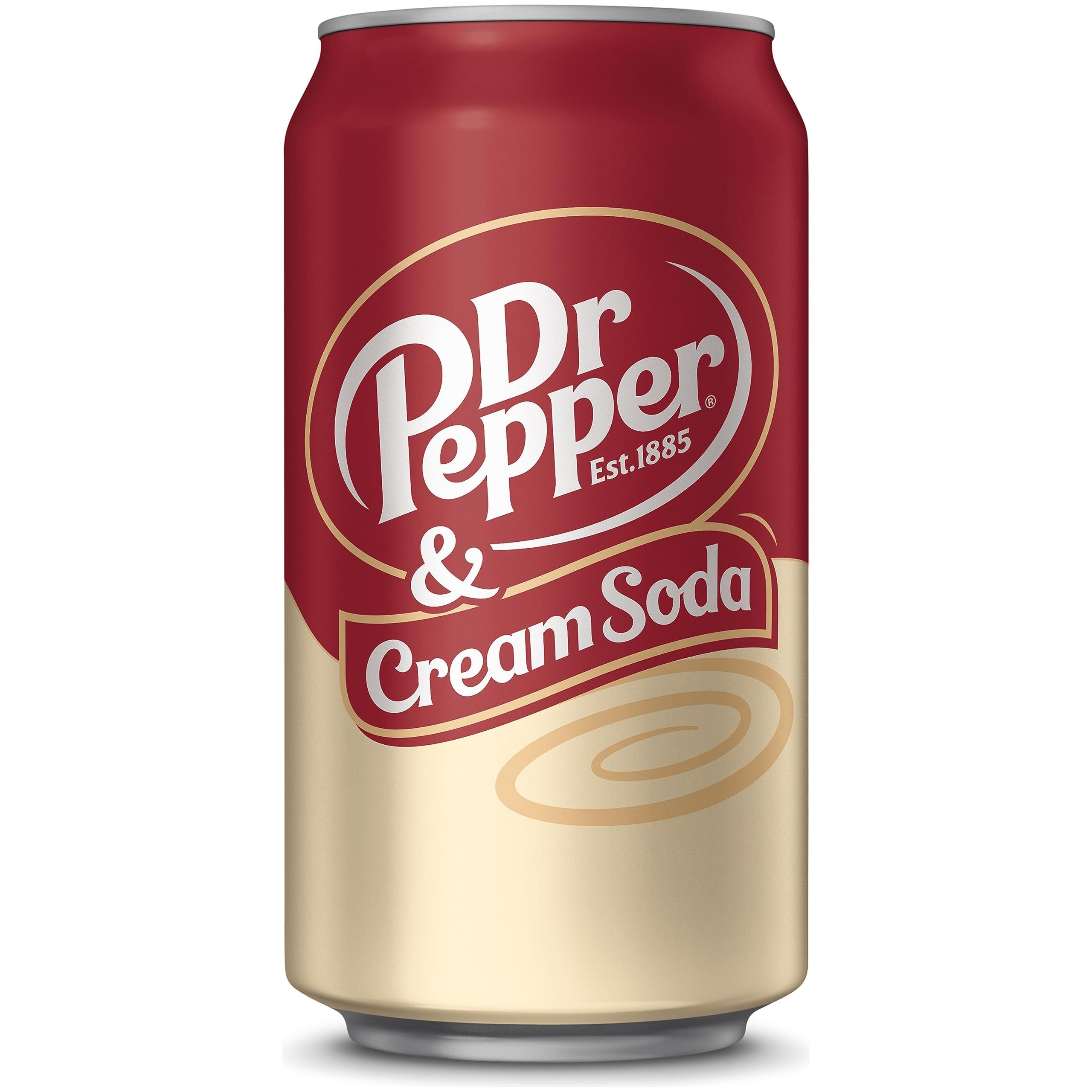 Dr Pepper Cream Soda Fusion, 12 fl oz, 12 Can Pack - Dr. Pepper