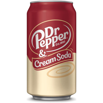 Dr Pepper Cream Soda Fusion, 12 fl oz, 12 Can Pack