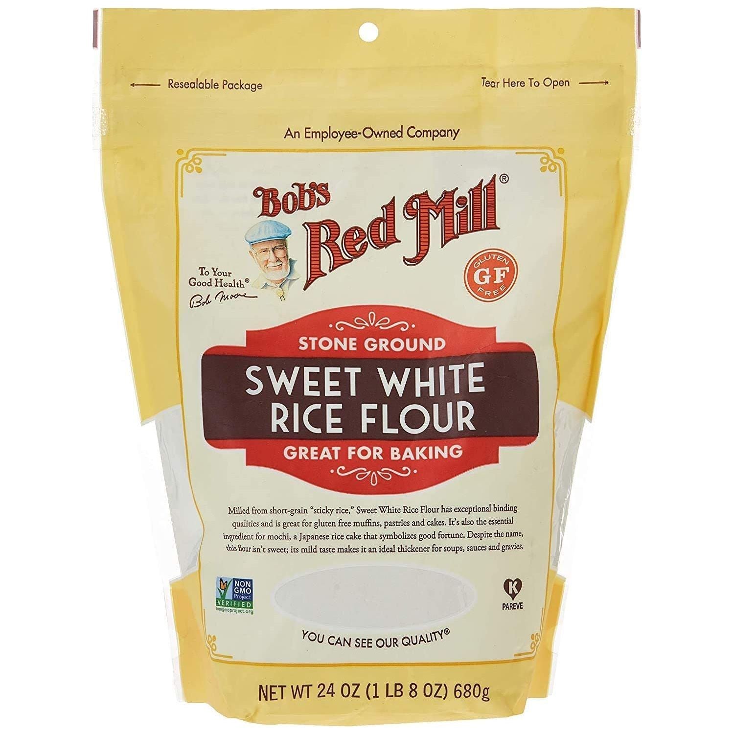 Bob's Red Mill Sweet White Rice Flour, 24-ounce Bags (Pack of 3) - Bob's Red Mill