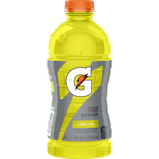 Gatorade Lemon Lime Thirst Quencher, 28 Fl Oz Bottle