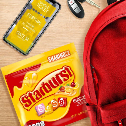 Starburst Original Fruit Chews Chewy Candy, Sharing Size - 15.6 oz Bag