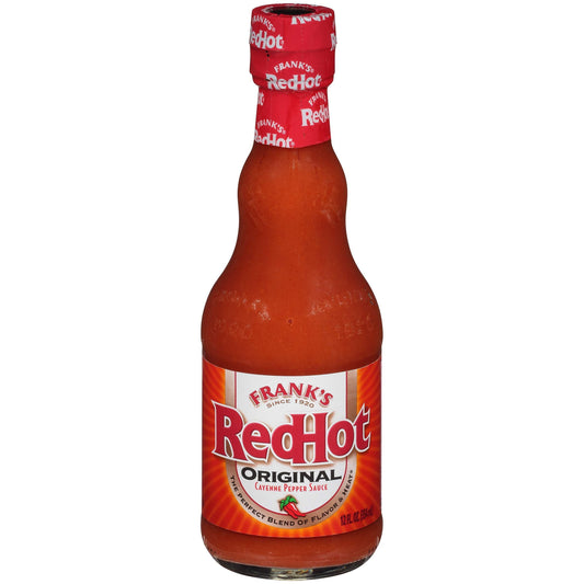 Frank's RedHot Kosher Original Cayenne Pepper Hot Sauce – 12 oz Bold Flavor Bottle