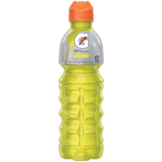 Gatorade Thirst Quencher, Lemon Lime, 24 Fl Oz (Pack of 24)