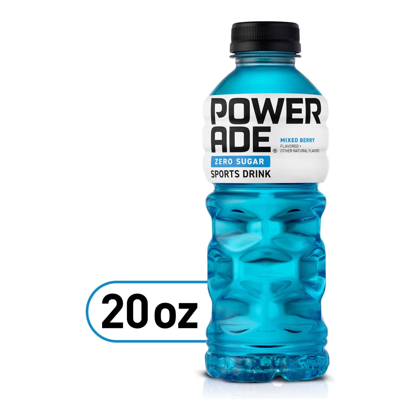 POWERADE ZERO Mixed Berry Electrolyte Drink, 20 fl oz, 24-Pack