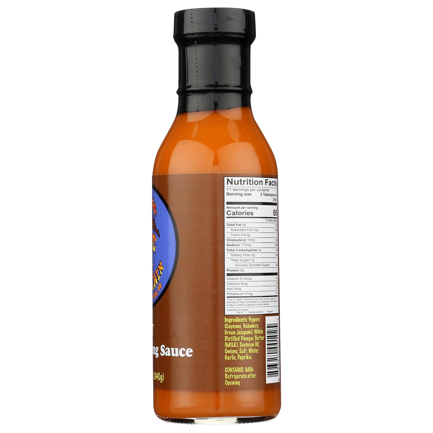 Fire On the Mountain Hot Buffalo Wing Sauce, 12 OZ