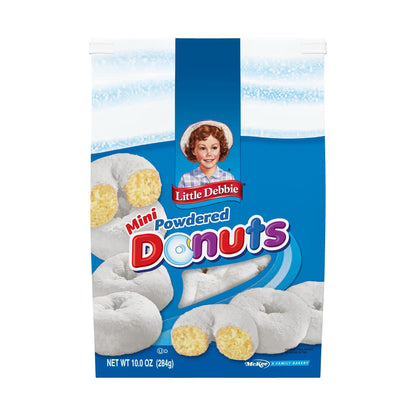 Little Debbie Mini Powdered Donuts - 10 oz Bag