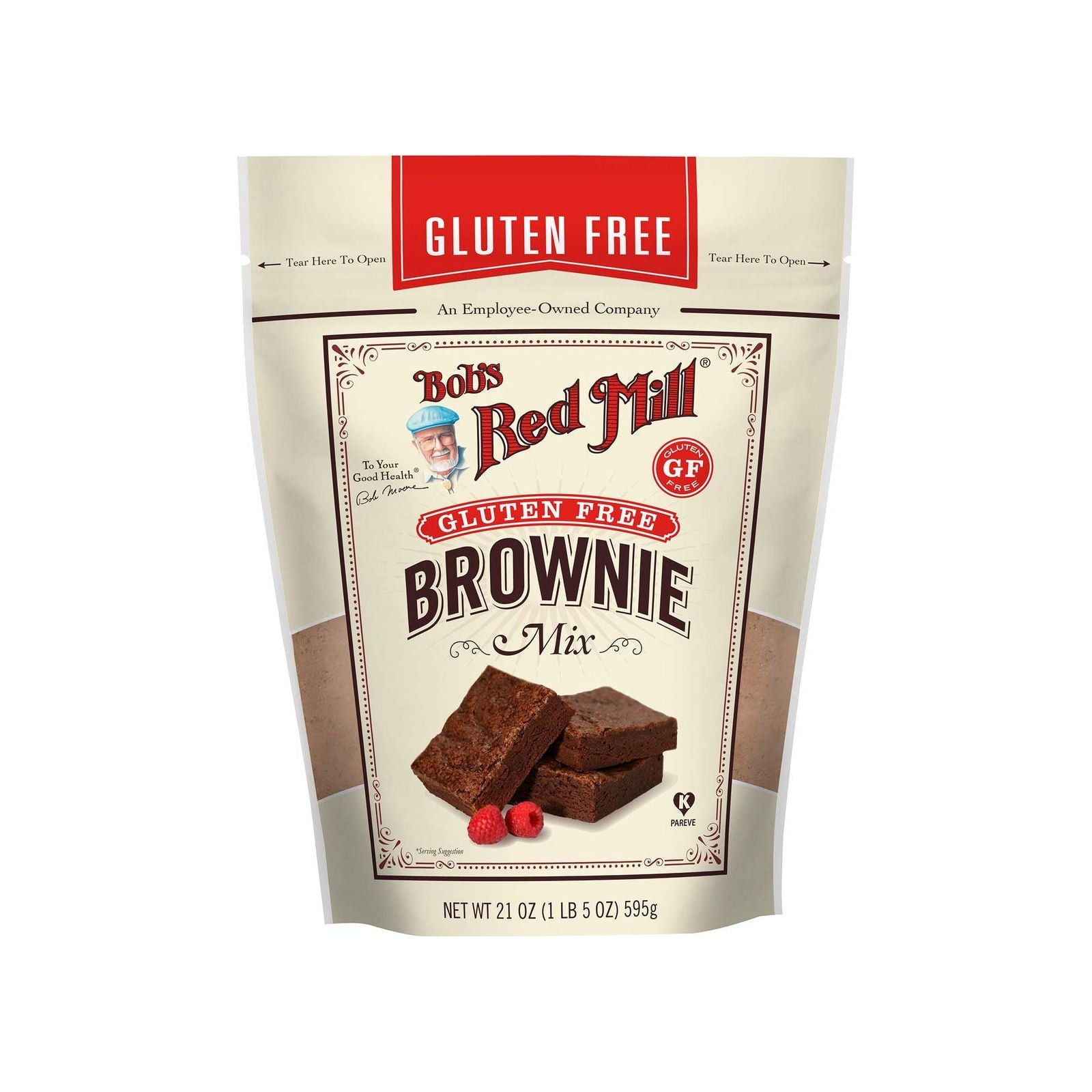 Bob's Red Mill Gluten Free Dark Chocolate Brownie Mix, 21 oz, 4-Pack - Bob's Red Mill