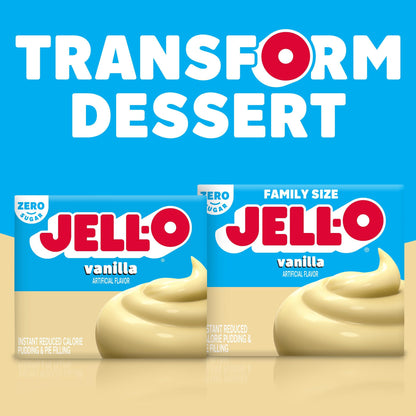 Jell-O Sugar-Free Vanilla Instant Pudding & Pie Filling Mix, 1 oz. Box