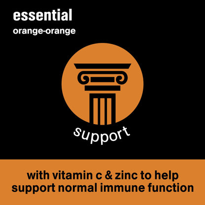 Vitaminwater Essential Orange-Orange Electrolyte-Infused Hydration, 20 fl oz, 12 Pack