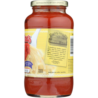 Valentino's Authentic Italian Spaghetti Sauce, 26 oz