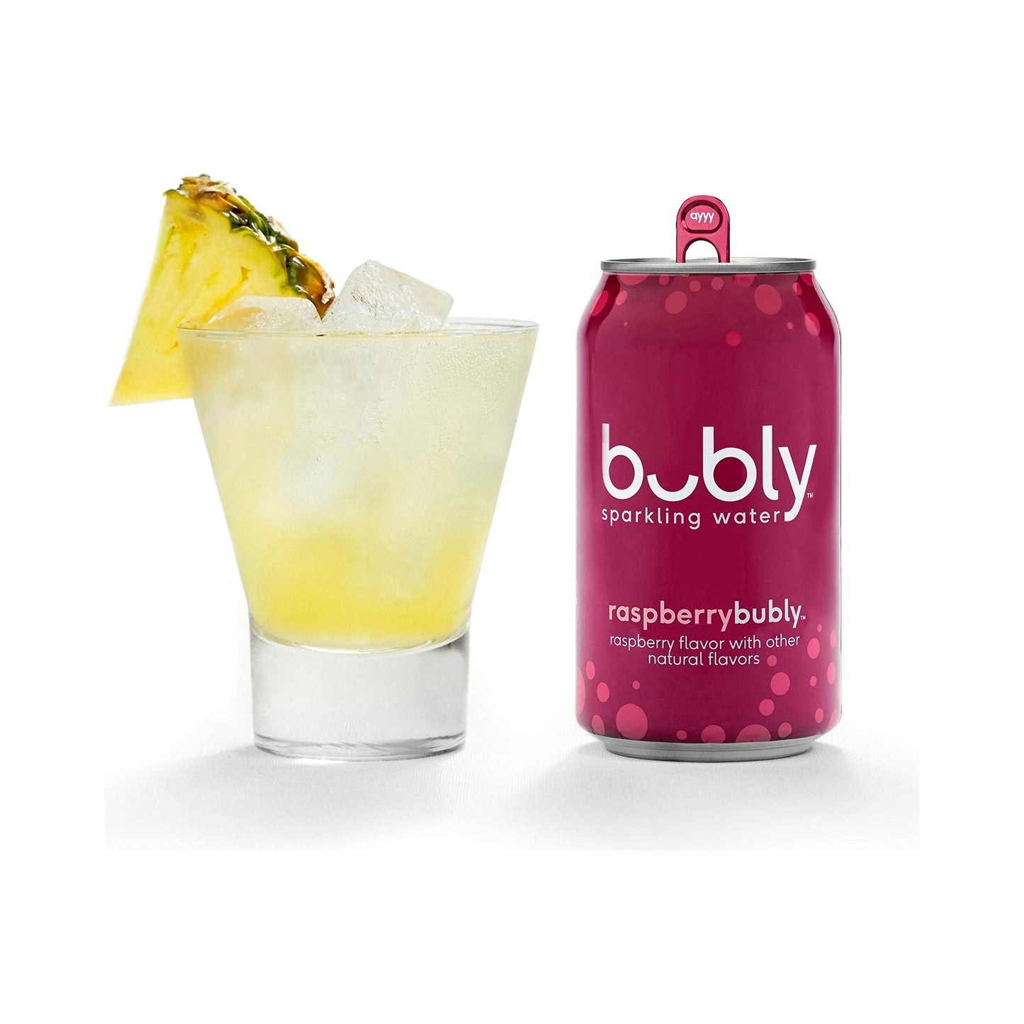 bubly Raspberry Sparkling Water – 18 Cans of Refreshing 12 oz Bubbles