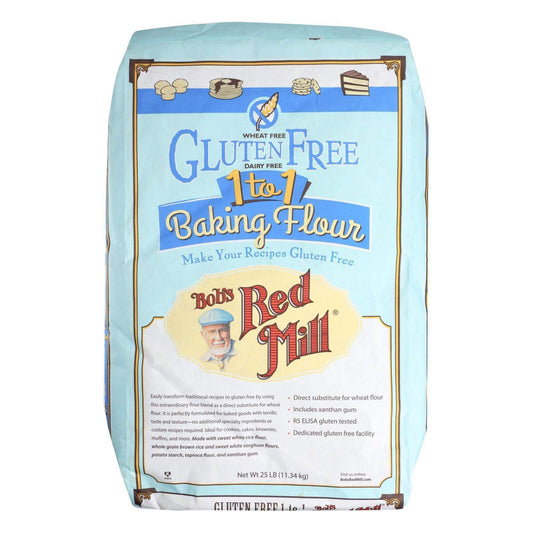 Bob's Red Mill Gluten Free 1-to-1 Baking Flour - Bulk 25LB Package