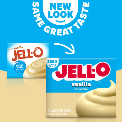 Jell-O Sugar-Free Vanilla Instant Pudding & Pie Filling Mix, 1 oz. Box