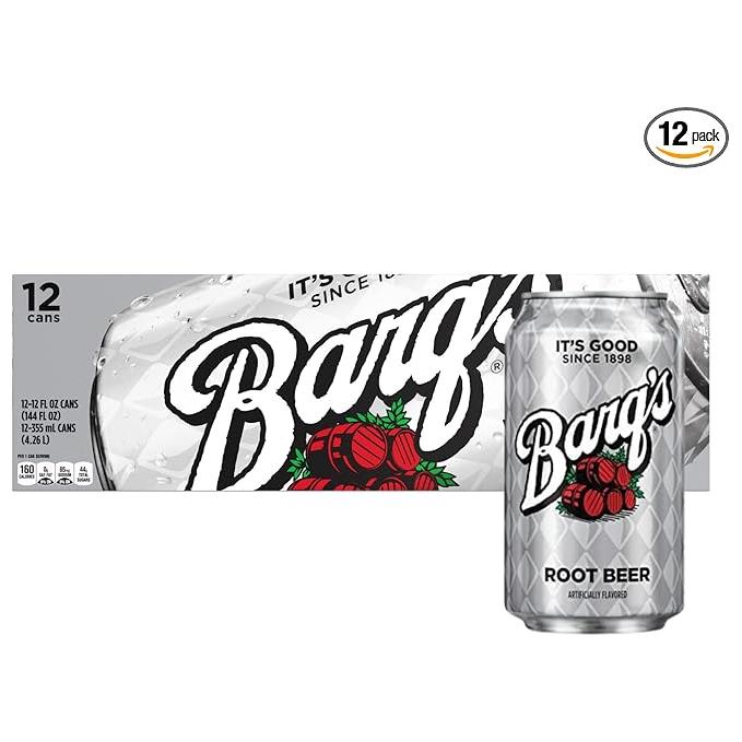 Barq's Classic Root Beer 12oz Cans - 24 Count Pack - Barq's