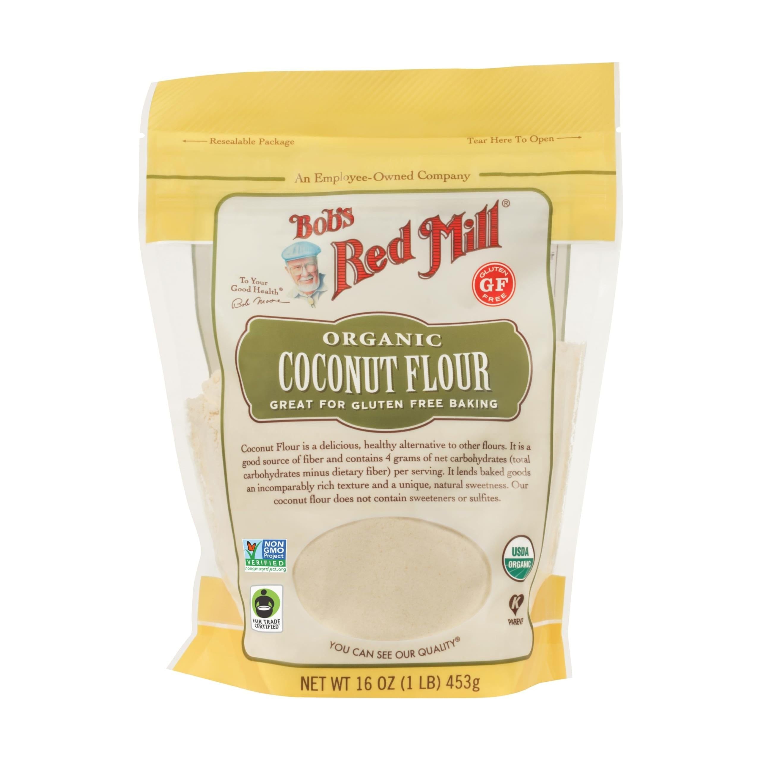 Organic Coconut Flour by Bob's Red Mill, 16 oz (4-Pack) - Bob's Red Mill