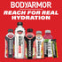 BODYARMOR SportWater High Alkaline Electrolyte Water, pH 9+ for Optimal Hydration, 1 Liter (Pack of 12) - BODYARMOR