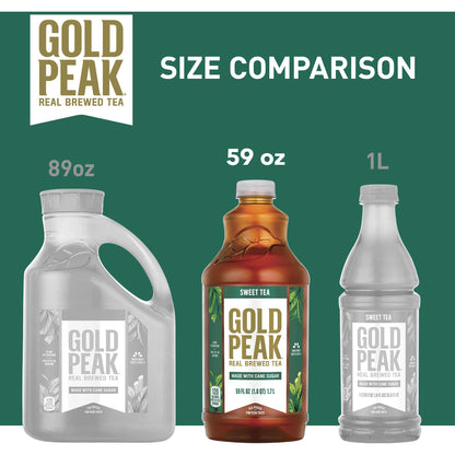 Gold Peak Sweet Tea, Real Brewed Tea, 59 Fl Oz