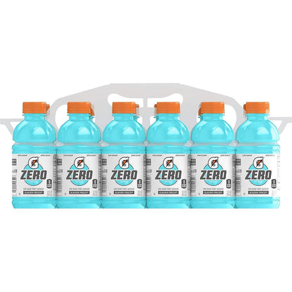 Gatorade Piece Zero Glacier Freeze, 12 Fluid Ounce pack of 12