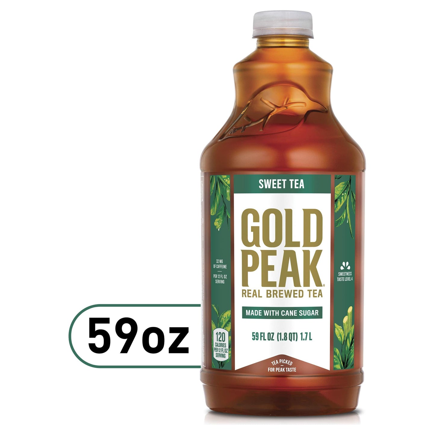 Gold Peak Sweet Tea, Real Brewed Tea, 59 Fl Oz