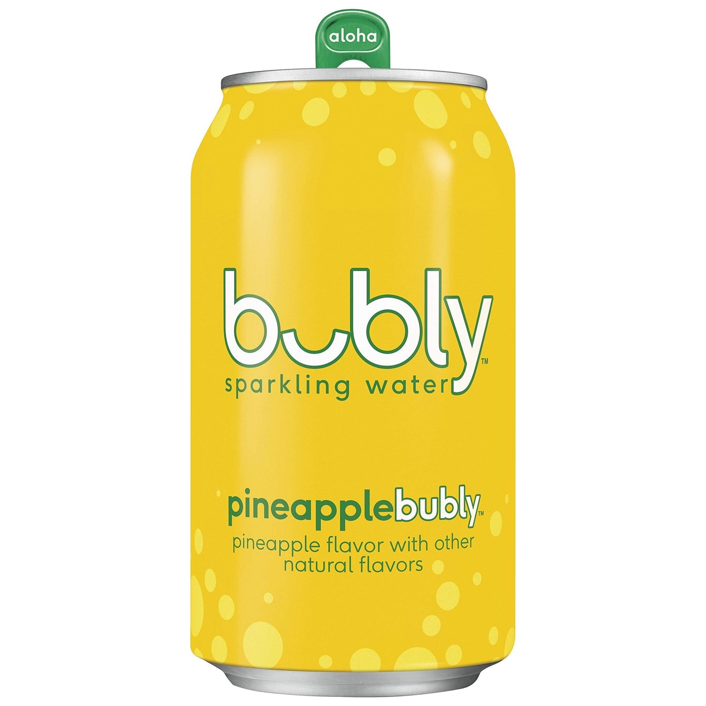 Bubly Pineapple Flavored Sparkling Water, 12 oz Cans, 18-Pack