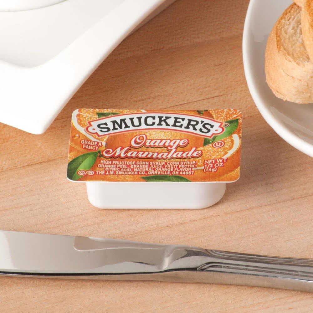 Smucker's Orange Marmalade Cups 0.5 Oz, 200-Pack, Kosher - Smucker's