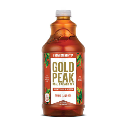 Gold Peak Unsweet Tea, Real Brewed Tea, 59 Fl Oz