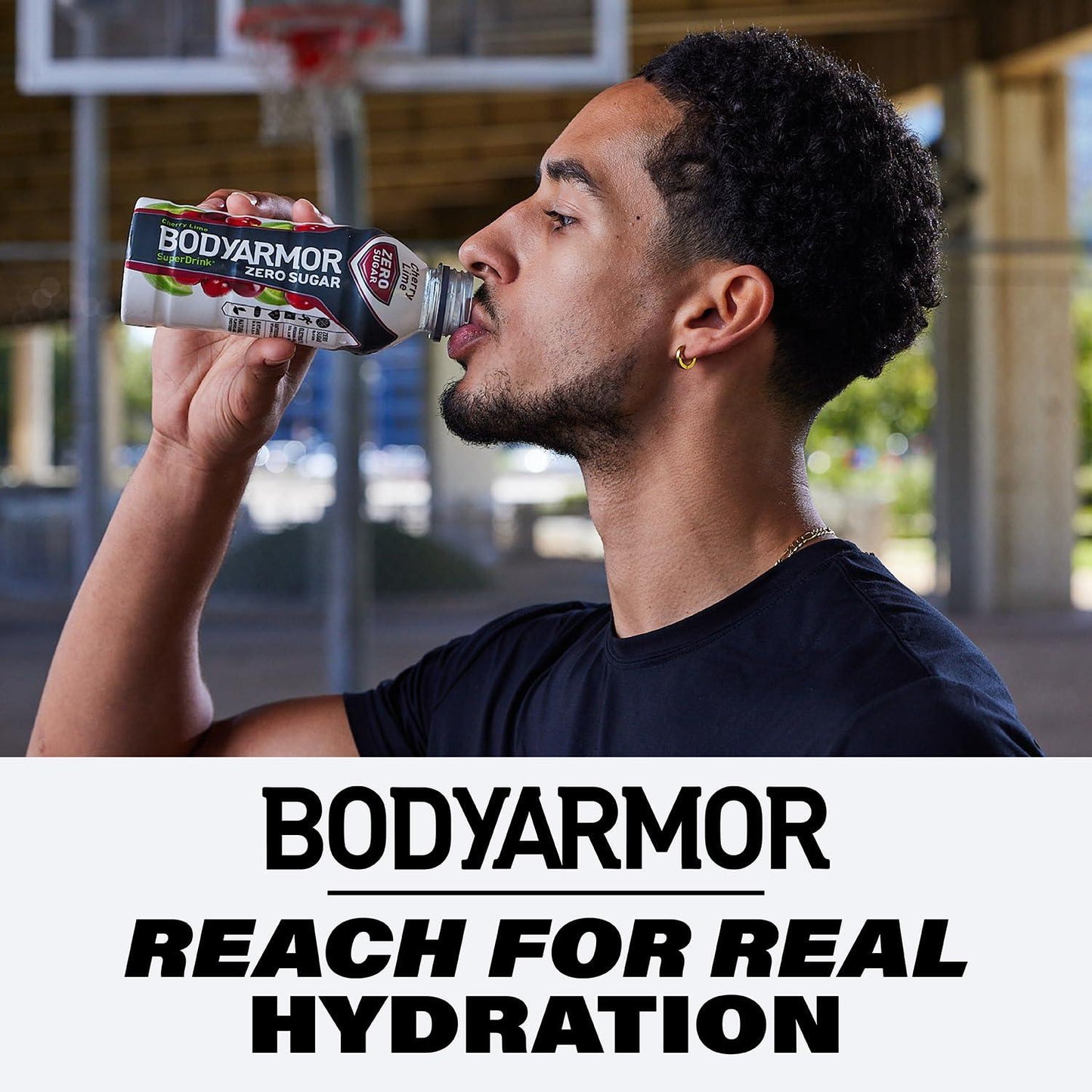 BODYARMOR ZERO Sugar Cherry Lime - Guilt-Free Hydration Sports Drink with Potassium Electrolytes, Antioxidants, and B-vitamins, 16 fl oz (12-pack)