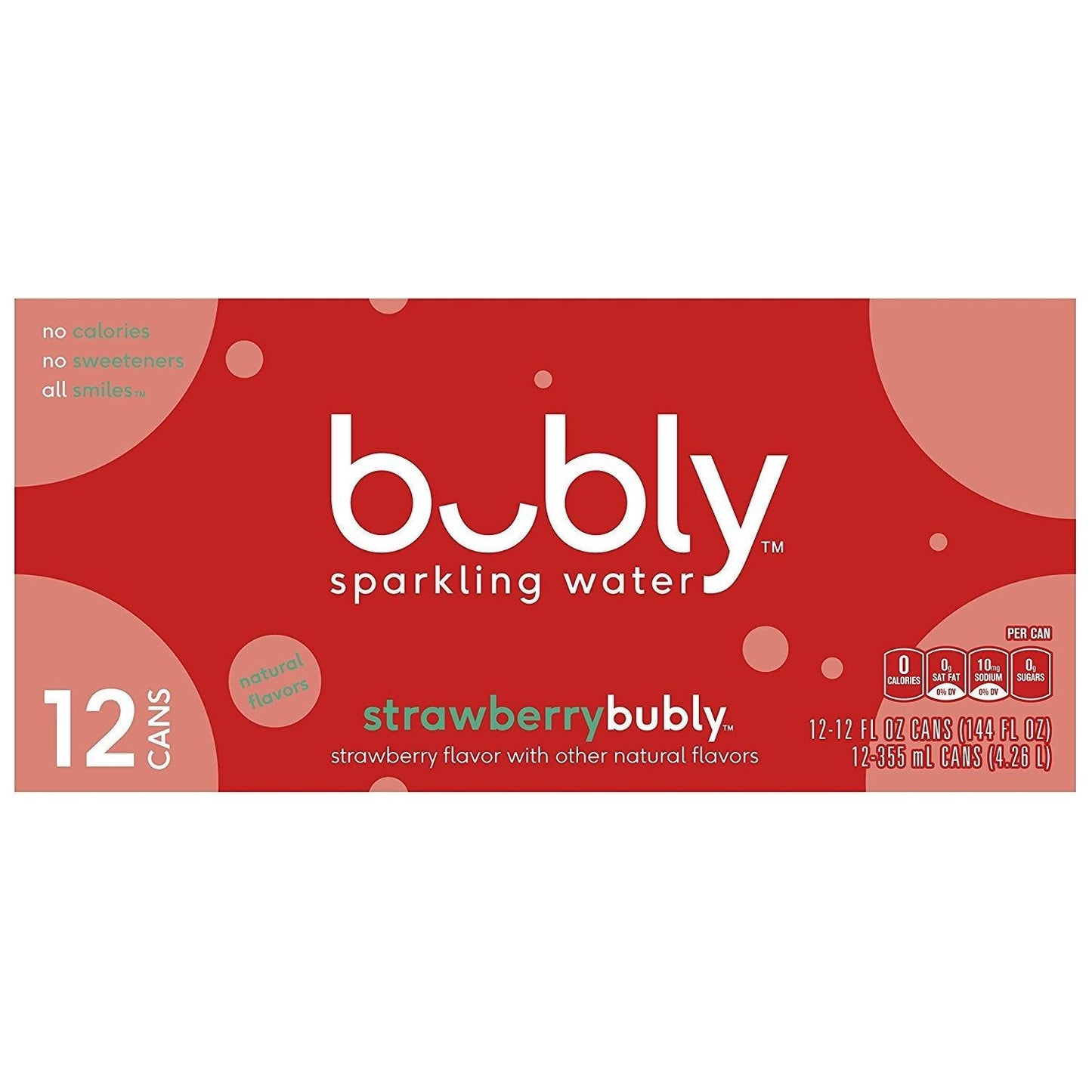 Bubly Sparkling Water, Mango Pineapple, 12 Fl Oz (pack of 12)