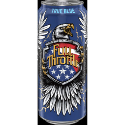 Full Throttle True Blue Energy Drink - 24 Cans of 16oz Refreshing Power