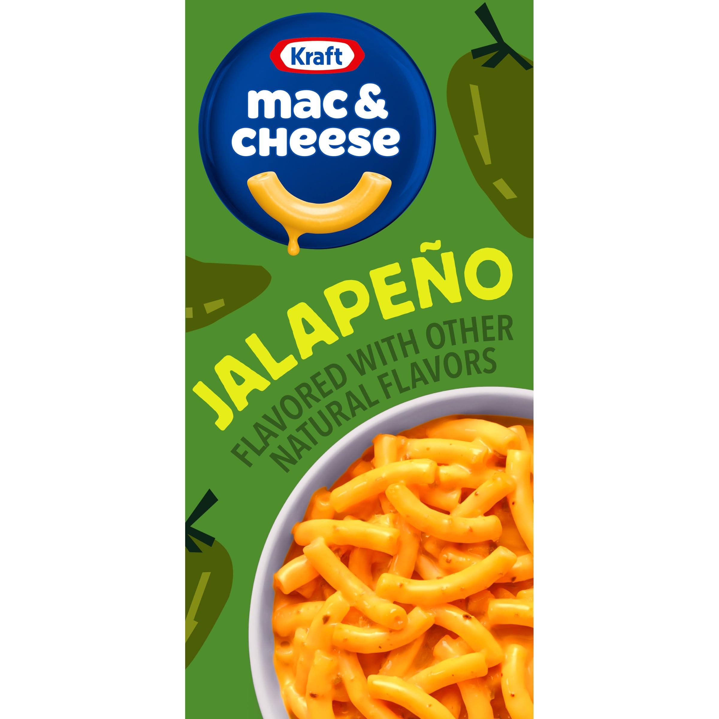 Spicy Jalapeño Kraft Macaroni & Cheese Dinner, 7.25 oz Box - Kraft Mac & Cheese