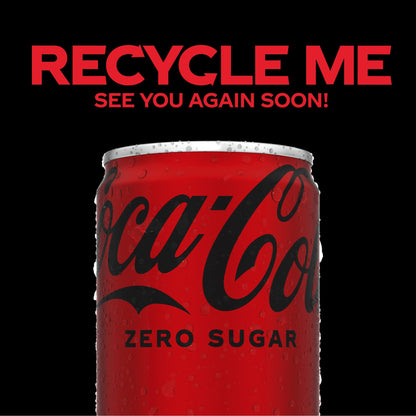 Coca-Cola Zero Sugar Mini Can Pack, 10 Count, 7.5 fl oz Each