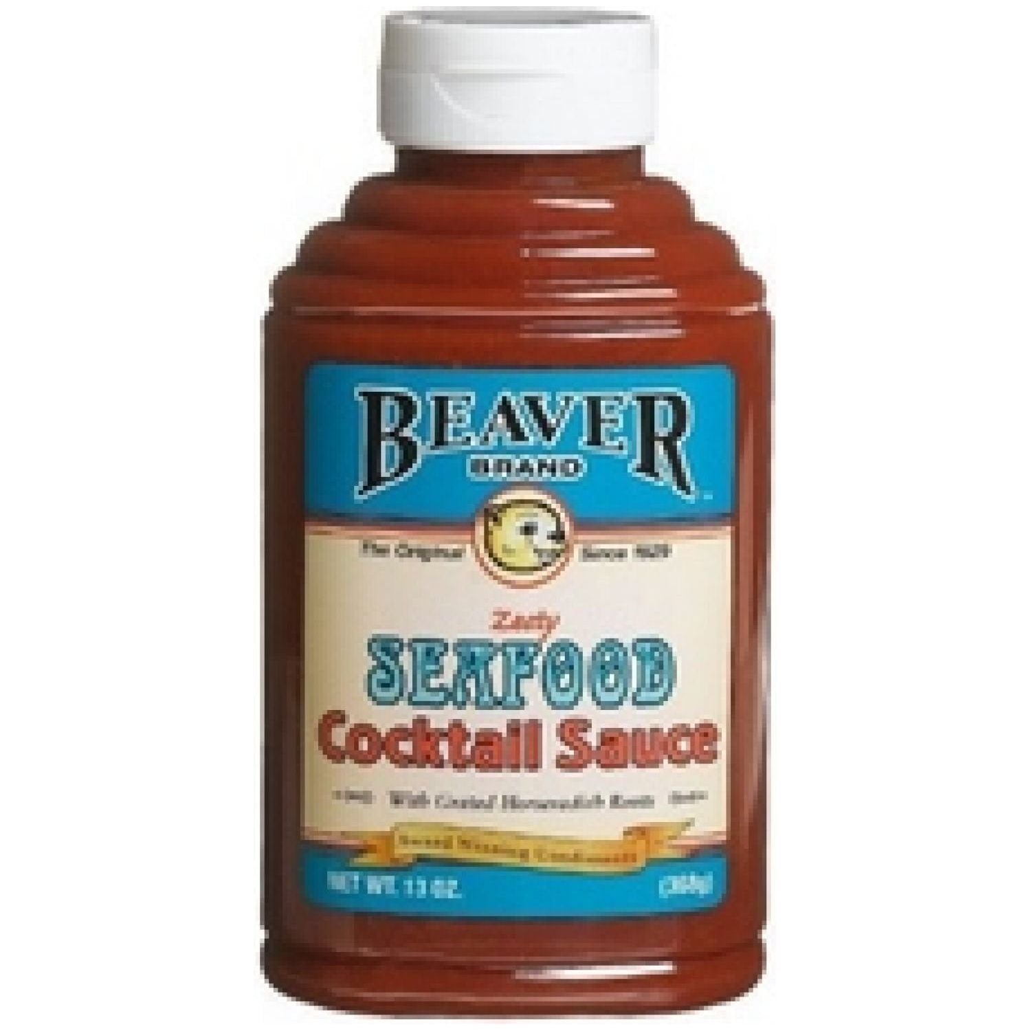 Beaver Brand Spicy Horseradish Cocktail Sauce for Seafood, 13 oz - Beaver