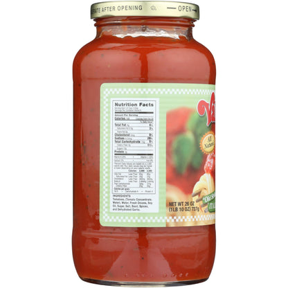 Valentino's Traditional Italian Sweet Basil Pasta Sauce, 26 oz