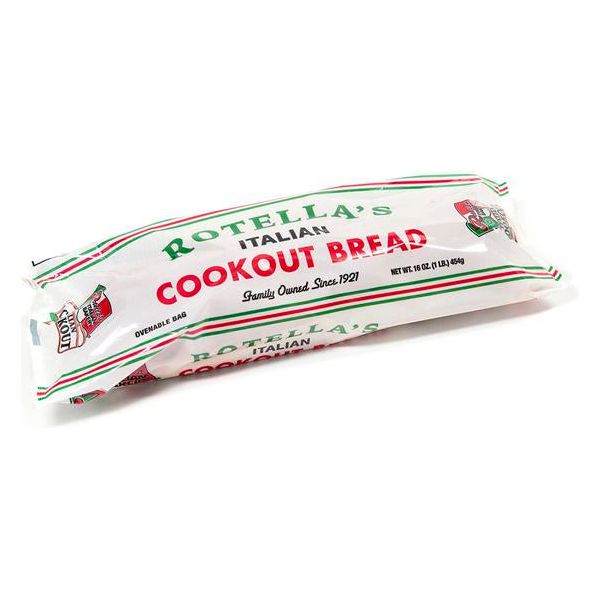 Rotella's Authentic Italian Cookout Bread - 16 oz Fresh Loaf - Rotella's Italian Bakery