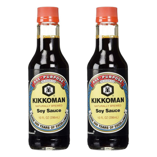 Kikkoman Soy Sauce Duo (10 oz. Bottles)