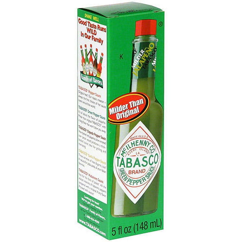 Tabasco Green Pepper Sauce - 12 Pack of 5 oz Bottles