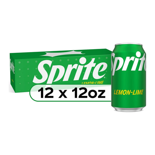 Sprite Refreshing Lemon Lime Soda, 12 oz Cans - 12 Pack