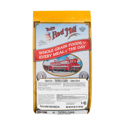 Bob's Red Mill Premium Gluten-Free Tapioca Flour, 25 lb Bulk Size