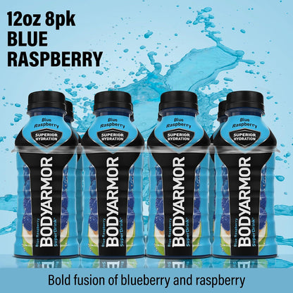 BODYARMOR Blue Raspberry Sports Drink, 12 oz, 8-Pack