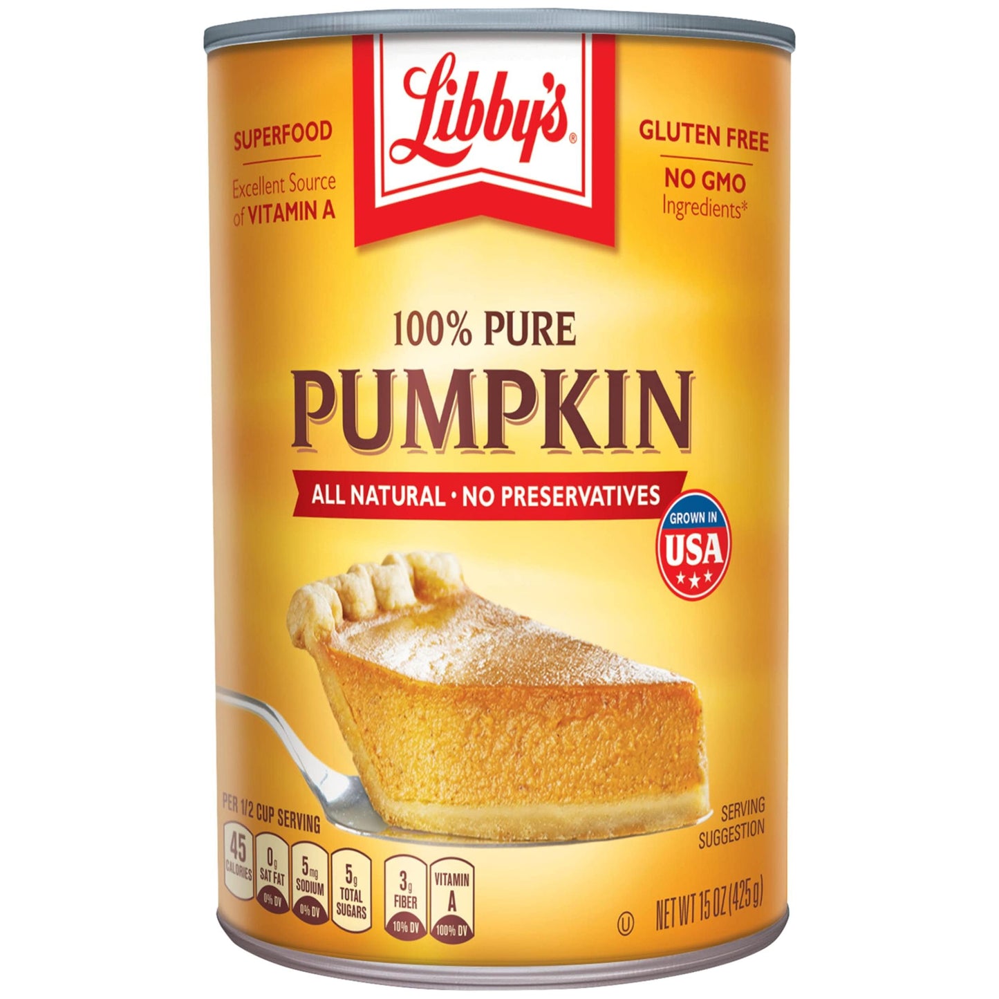 Libbys 100% Pure Pumpkin, 15-Ounce Cans (Pack of 24)