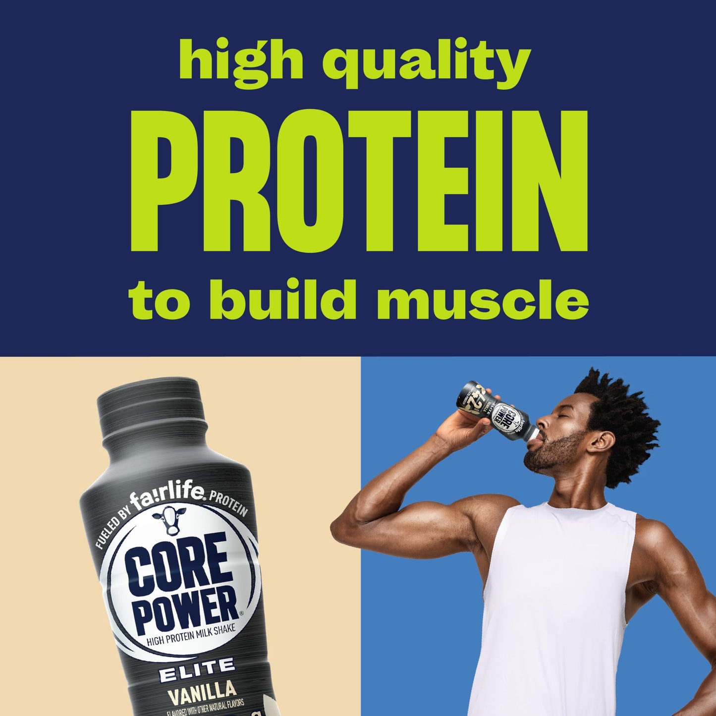 Core Power Elite Vanilla Protein Shake, 42g Protein, 14 Fl Oz (2-Pack)