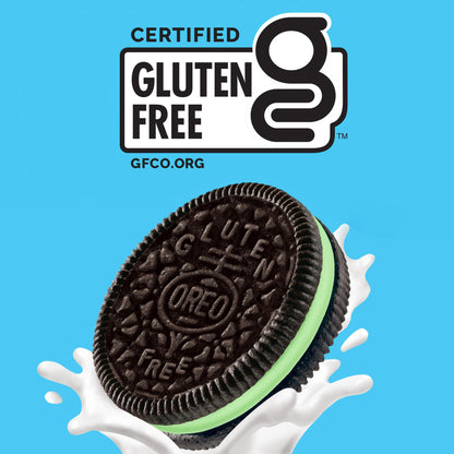 OREO Gluten Free Mint Cream Chocolate Sandwich Cookies, 12.47 oz - Indulgent Gluten Free Treats