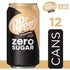 Dr Pepper Cream Soda Zero Sugar Variety Pack, 12 Cans - Sugar-Free Refreshment