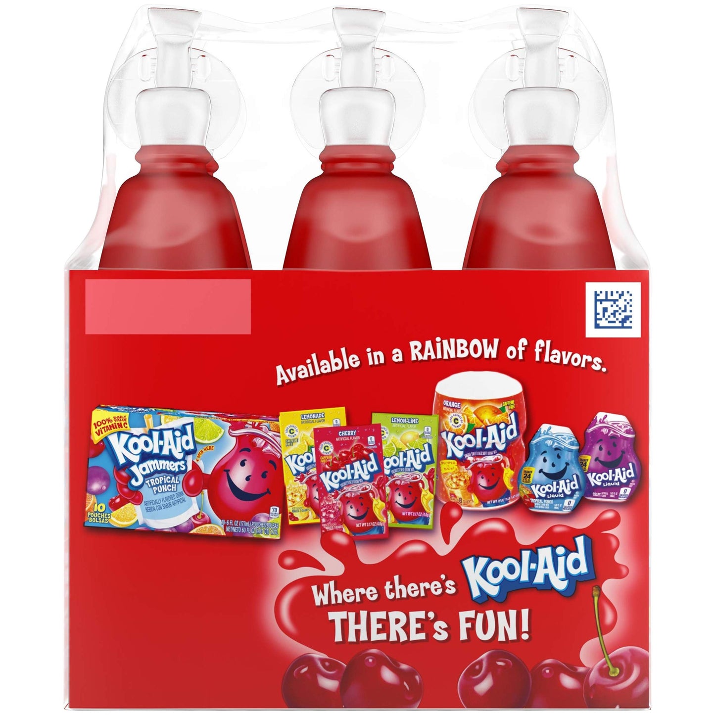 Kool-Aid Bursts Cherry Flavored Juice Drink (6 Bottles)