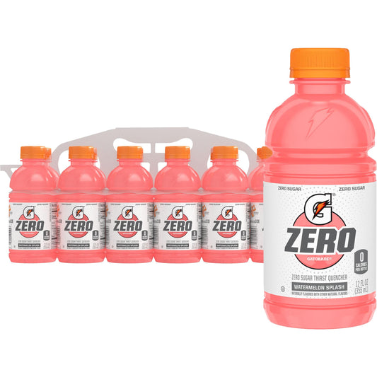 Gatorade Zero Sugar Watermelon Splash 12oz 12pk